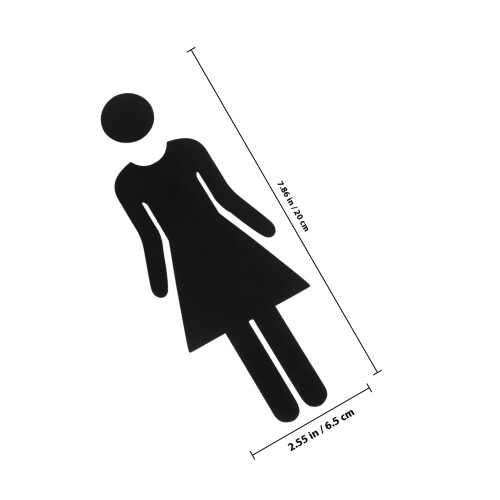 2 Unidades Señal De Acrílico Para Puerta 1