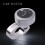 Mini Digital Impermeable 7/8" Para Manillar De Motocicleta Plata 10