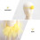 Amarillo Disfraz Falda Malla Con 10
