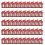 50Pieces Eid Mubarak Charm Boxes Eid Dessert-Pearlescent red 1