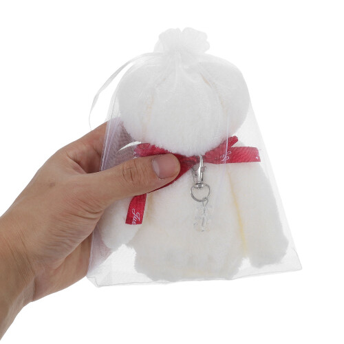1 Lot Porte- Serviette Bébé Ours Pour De Bain, Baptême 2