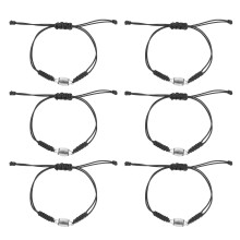 6 Pezzi Braccialetti Intrecciati Per Ragazzi E Ragazze