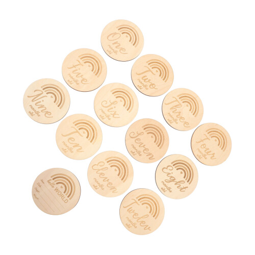 26 Peças Cartões Face Para Marco Do Bebê E 1