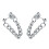 Par De Piercing Auricular Com Corrente Metálica 9