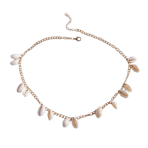 1St Schelp Ketting Elegant Gouden Decor Sieraad