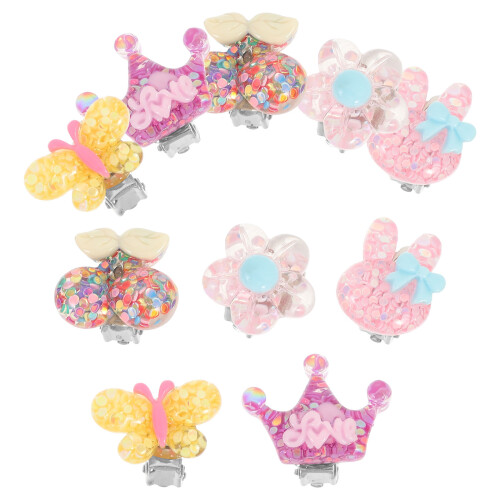 5 Pares De De Clip Com Desenho Sem Para