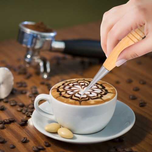 Para Com Café, Agulha, Ferramenta De Decoração Diy 1