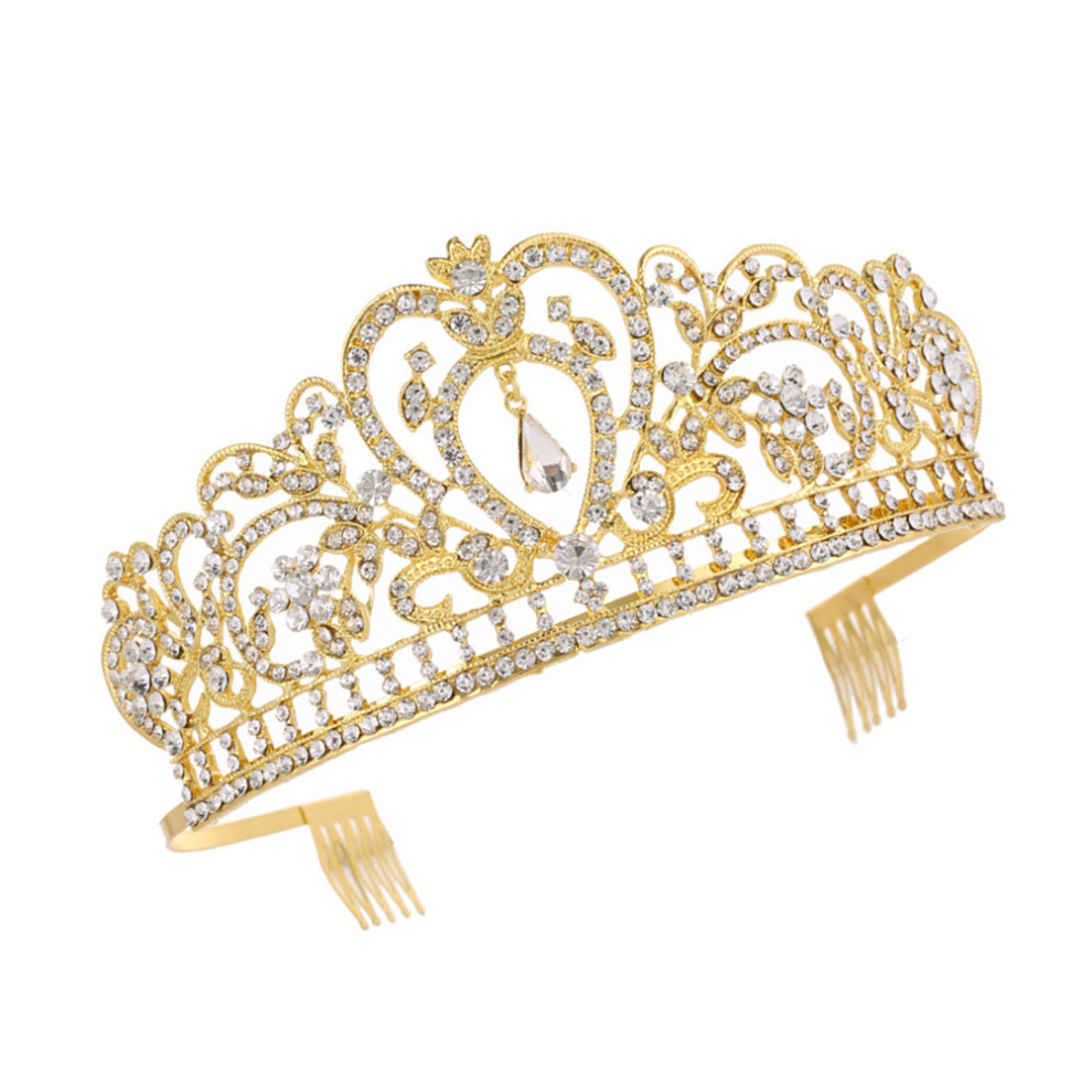 Korona Dla Panny MłOdej Z Kamieniami Sztucznymi Akcesorium Do WłOsóW-image