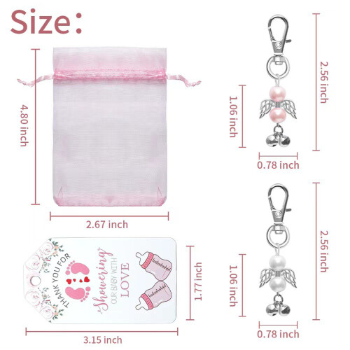 Conjunto De Chaveiro Com Pingente E Etiquetas Para Sacolas 2