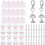 Conjunto De Chaveiro Com Pingente E Etiquetas Para Sacolas 6