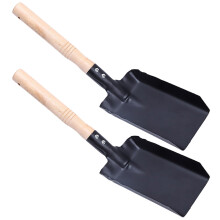 2St Användbara Trädgårdsjärnspade Trädgårdsspade Hemplanteringsverktyg
