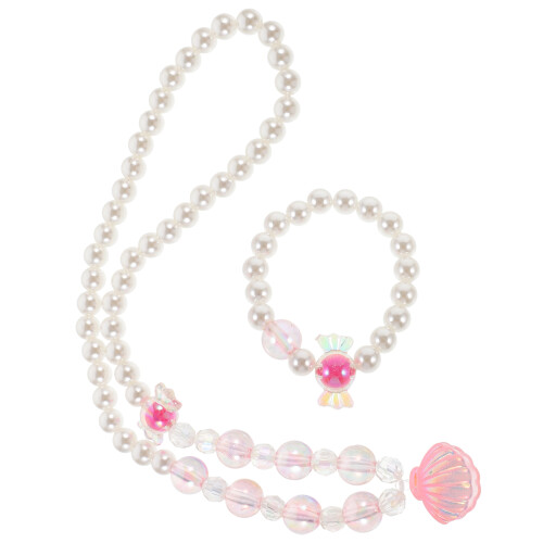 Conjunto De Colar De Com Corrente Traseira Para