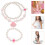 Conjunto De Colar De Com Corrente Traseira Para 5