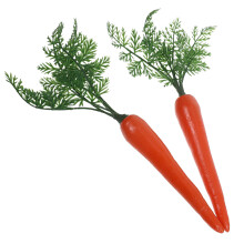 2Pièces Carottes Factices Décoratives Légères Pour Cuisine Boutique