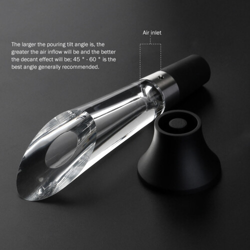 Aerator Vin Hällare Ventilerande Dekanter Utsläpp Med 2