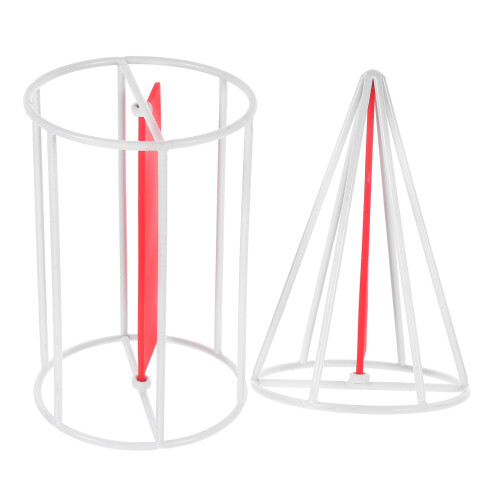 1 Set Geometriska Kroppar Cylinder Metalltråd 3D Modeller