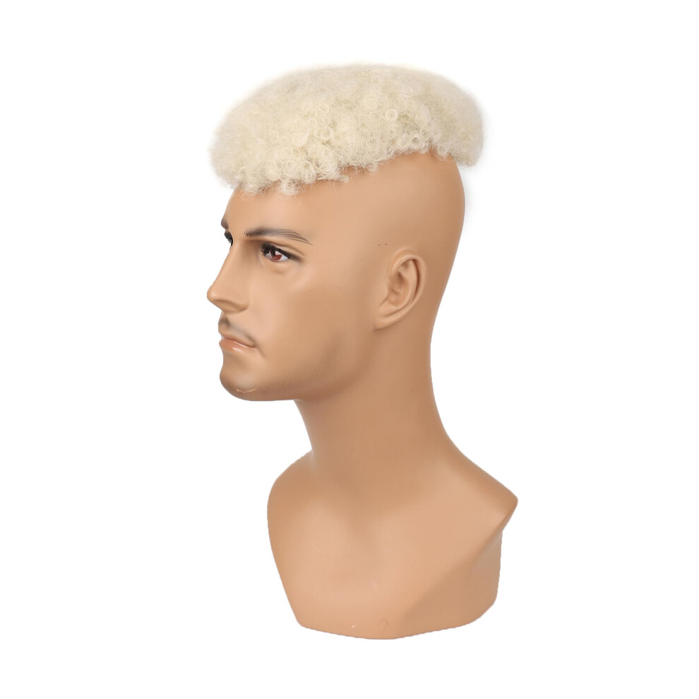 Unisex Afro Puff Hair Topper Clip-In Short Afro Kinky Curly Synthetic Hair Extensions 613