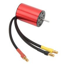2435 4500KV Brushless Motor für 1/16 und 1/18 RC-Fahrzeuge, wasserdicht und staubgeschützt, Rot