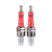 2024 A7tc A7tjc Spark Plug with 3 Electrode Replacement for Gy6 50cc 70cc 90cc 110cc 125cc Moped Scooter Atv