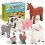Learning Minds Set of 8 Jumbo Farm Animals 1