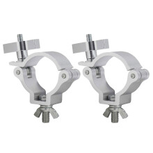 Stage Light Mounting Clamp Professional Aluminum Alloys 32-35mm Pipe Quick Release Single Buckle Clamps