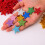 60PCS Sparkling Sticker Star Shape Glittered Sticker-Silver 5