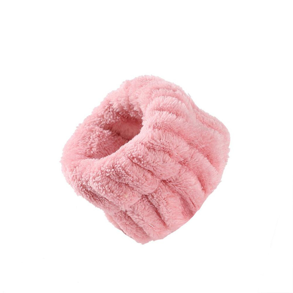 Womens & Girls Microfiber Flannel Hair & Wristbands Set â Spa Shower Yoga