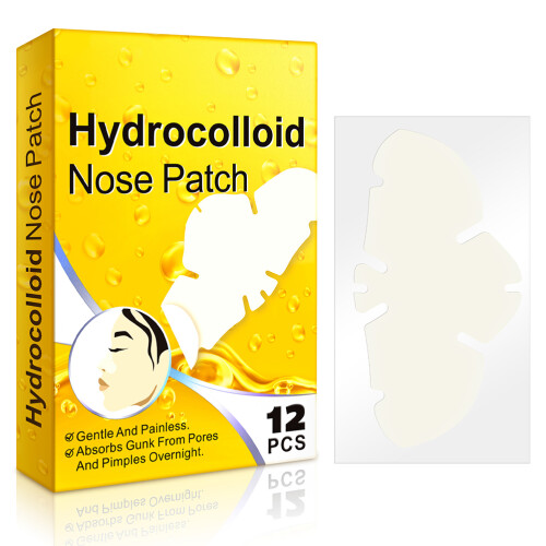 Blackhead Removal Hydrocolloid Nose Strips 12 Pcs