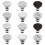 12 Stuks Instant Knop Verstelbare Jeansknopen Spijkers 1