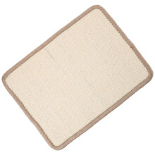 Light Brown Sisal Cat Scratch Board Durable Grinding Claws Cushion