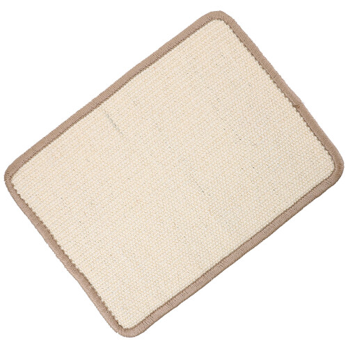 Light Brown Sisal Cat Scratch Board Durable Grinding Claws Cushion