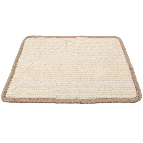 Light Brown Sisal Cat Scratch Board Durable Grinding Claws Cushion 1