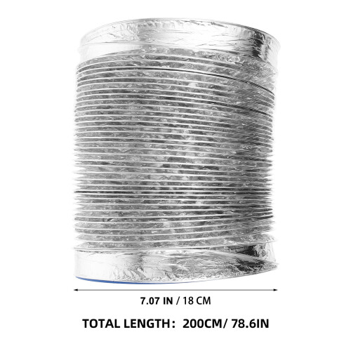 2M Aluminiumfolie Luchtkanaal 180 Mm Diameter 1