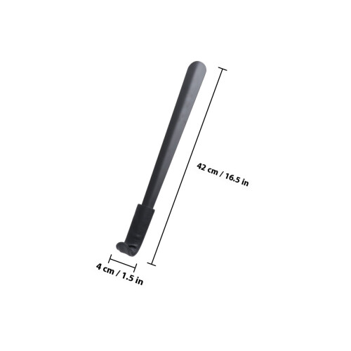 Black Shoehorn, Para De Inoxidable Marrón 2