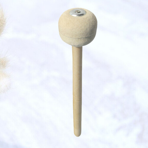 Wool Felt Snare Drum Beater Maple Wood Handle Percussion Accessory 1