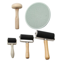 5 Pièces Outils De Gravure Plastique Et Bois Avec Rouleau Caoutchouc