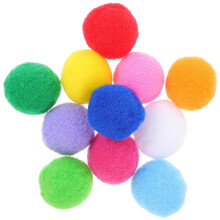 100Pièces Pompons Fluffy Colorés Pour Loisirs Créatifs Et Décorations