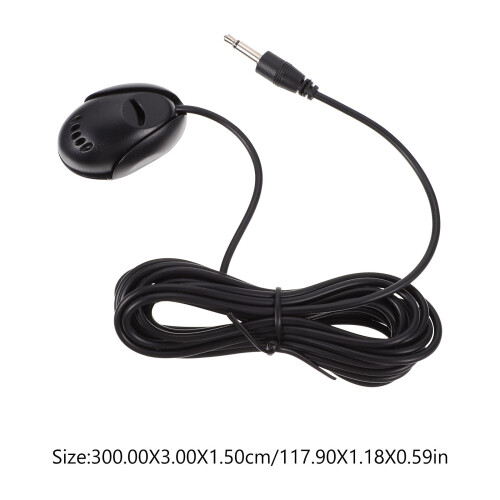 Microphone Audio Clip Jack Plug Stéréo Mini Filaire Externe 1