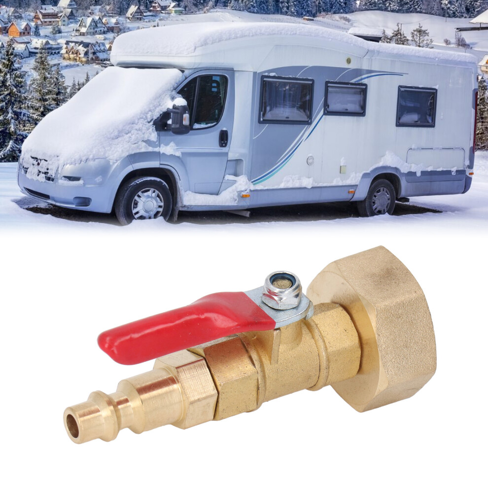Brass 1/4In Male Quick Connect Fitting For Garden & Rv Yachts 3/4In Ght Thread 8251357322242