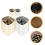 4 Pezzi Punk Con Rivetti Borchie E Frange Per Costumi 5