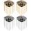 4 Pezzi Punk Con Rivetti Borchie E Frange Per Costumi 4