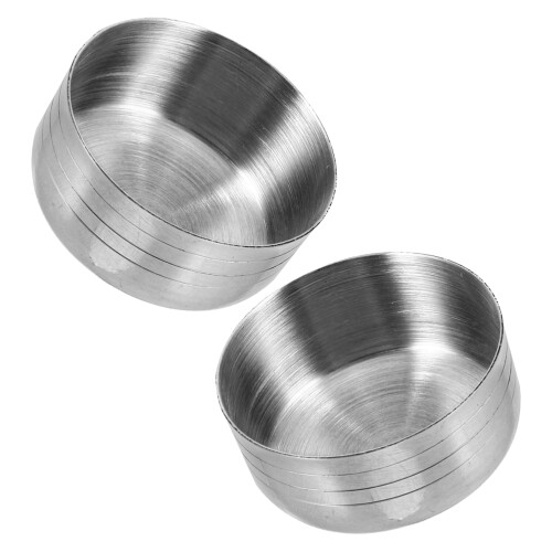2 Pezzi Coperchi In Acciaio Per Shaker Da Cocktail