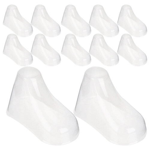 20Pcs Transparent Bebisfötter För Vantar Sockor Display