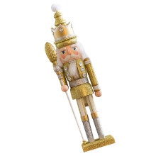 Nötknäckare Figur Soldat Guld Juldekoration