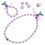 Conjunto Cauda , , Colar E Pulseira Para 4