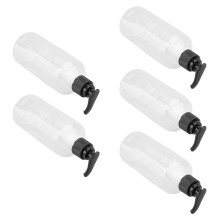 5Pièces Bouteille Pression Noire Durable Pour Voyage