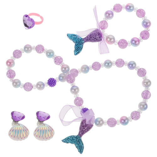 Conjunto Cauda , , Colar E Pulseira Para 2