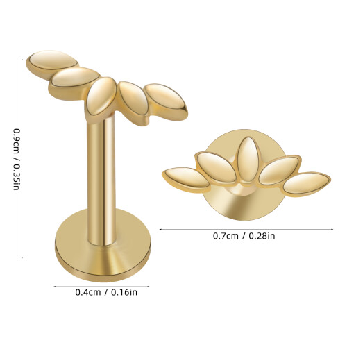 2 Peças De Cartilagem Com Para Piercing 1