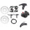 Kit Ajustável Disco Para Com 2 Freios Traseiro 8