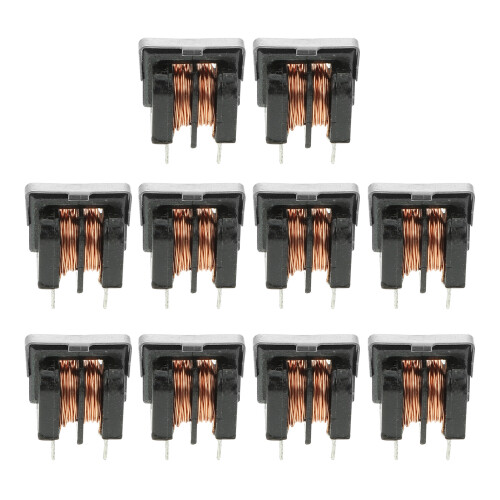 10Pcs Gemensammodus Induktorfilter Uu9,8 Tändstiftsavstånd 7X8Mm 5Mh 2